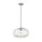 Z-Lite Chloe 1 Light Pendant, Brushed Nickel & Clear 490P14-BN - alternate 2